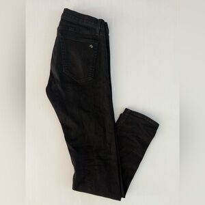 rag & bone Standard Issue Fit 1 Skinny Leg Jeans Mens 34x32 Black Button Fly